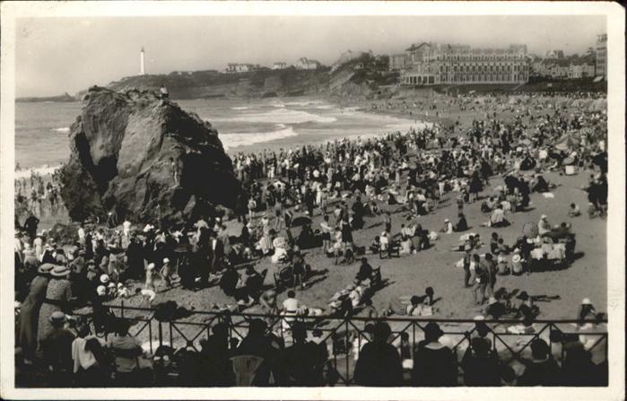 Biarritz Pyrenees Atlantiques La grande Plage