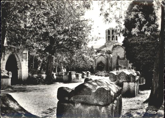 Arles Bouches-du-Rhone Les Alyscamps L'Abbaye Saint-Honorat