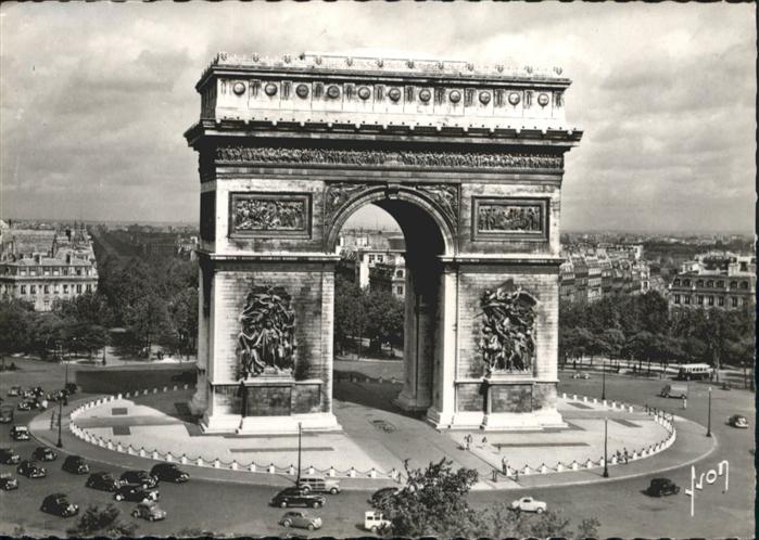 Paris L'Arc de Triomphe de l'Etoile