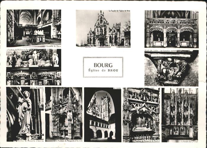 Brou Eure-et-Loir Eglise Bourg La Tombeau de Marguerite d