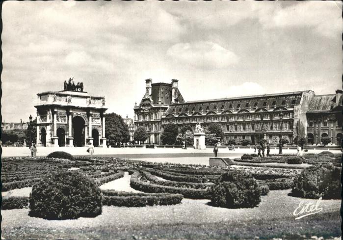 Paris Les Jardins des Tuileries l'Arc de Trio