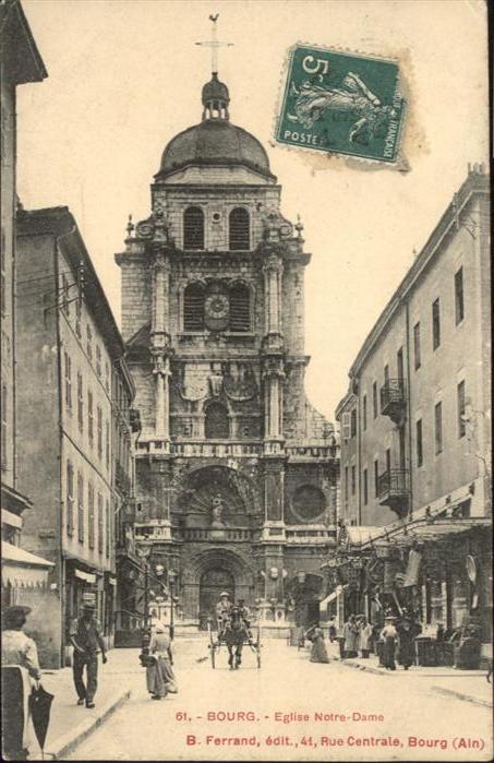Bourg Eglise Notre-Dame Rue Centrale Ain