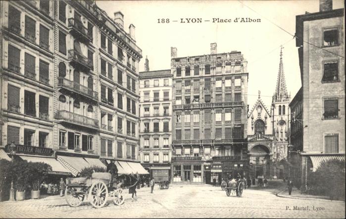 Lyon France Place d_Albon