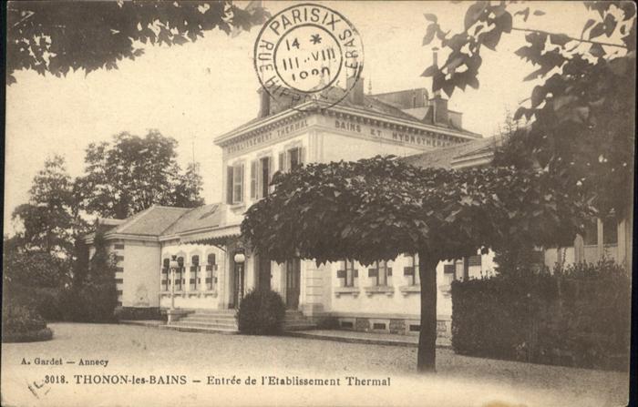 Thonon-les-Bains Entree de l'Etablissement Thermal