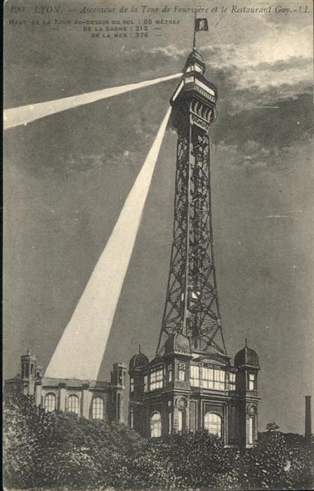 Lyon France Ascenseur de la Tour de Fourviere Resta