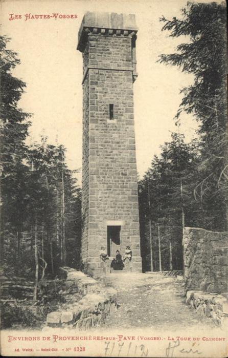 Provencheres-sur-Fave Les Hautes-Vosges la Tour du Climont