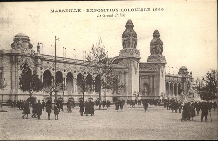 Marseille Bouches-du-Rhone Exposition Coloniale 1922 Le Grand Pala