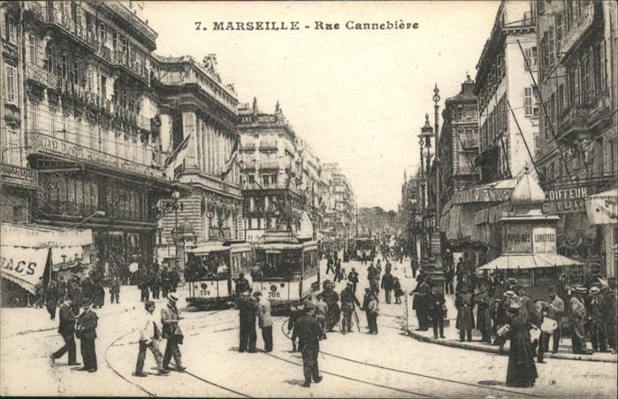 Marseille Bouches-du-Rhone Rue Cannebiere