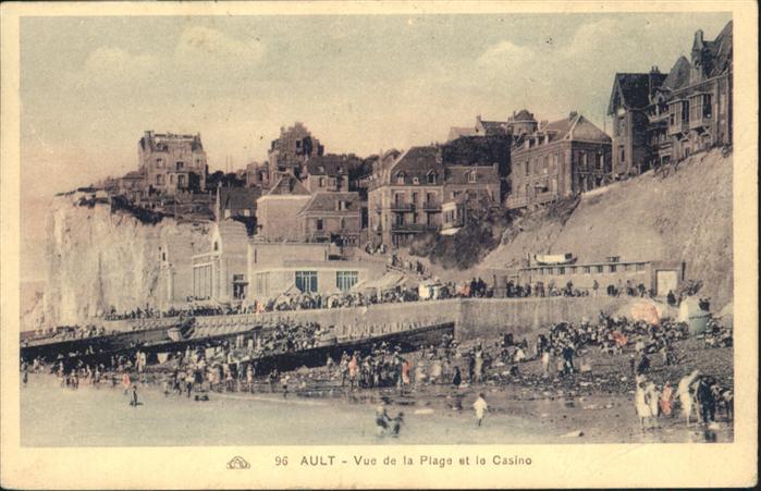 Ault Somme Vue de la Plage le Casino