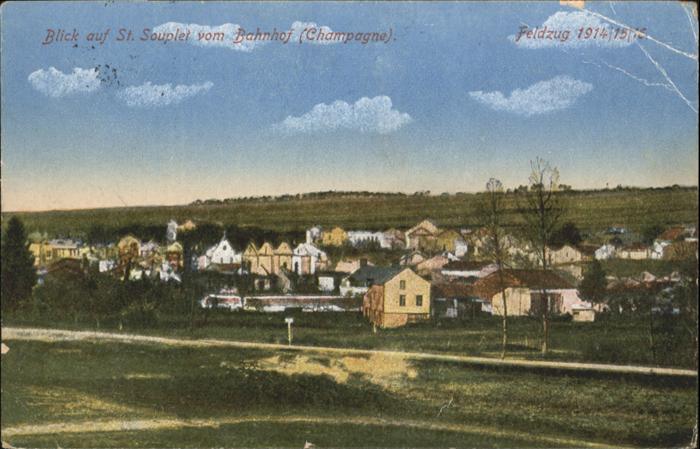 Saint-Souplet Feldzug 1914/15/16