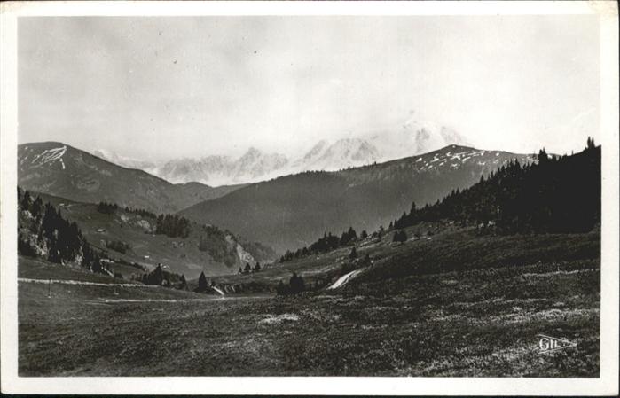 Aravis Le Col des Aravis Mont Blanc
