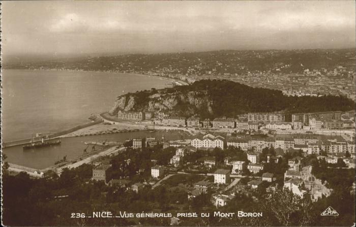 Nice Alpes Maritimes Vue generale prise du Mont Boron