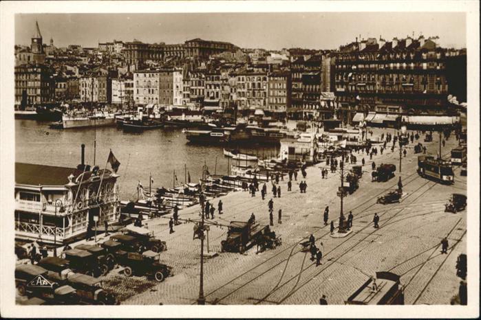 Marseille Bouches-du-Rhone Le Quai des Belges Strassenbahn