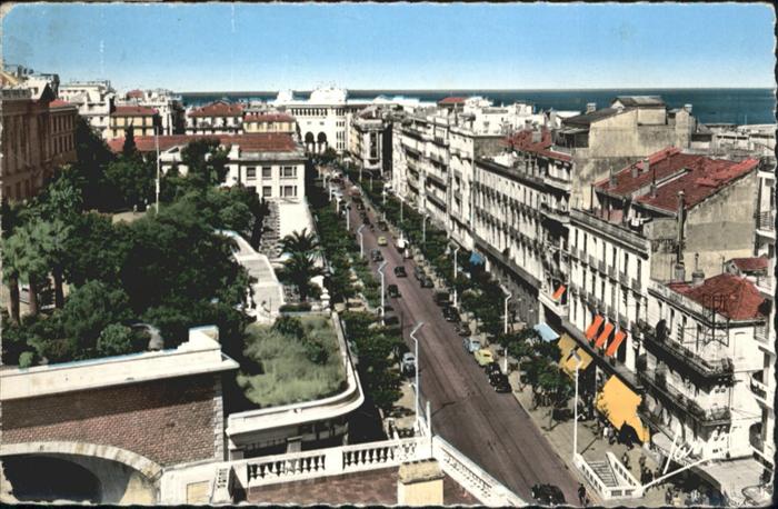 Alger Algerien Les Facultes La rue Michelet et la Post