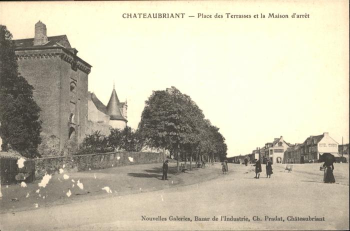 Chateaubriant Place des Terrasses et la Maison d_arre