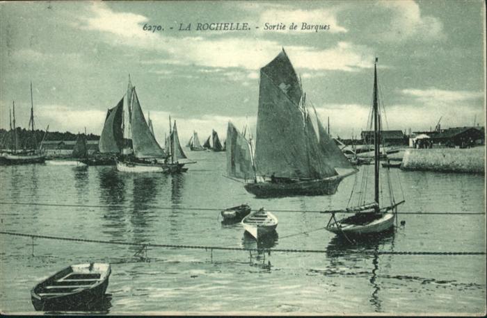 La Rochelle Charente-Maritime Sortie de Barques