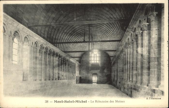 Mont-Saint-Michel Le Retectoire des Moines