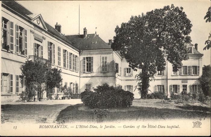 Romorantin-Lanthenay l_Hotel-Dieu le Jardin