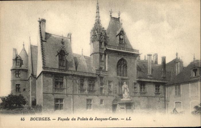 Bourges Facade du Palais de Jacques-Coeur