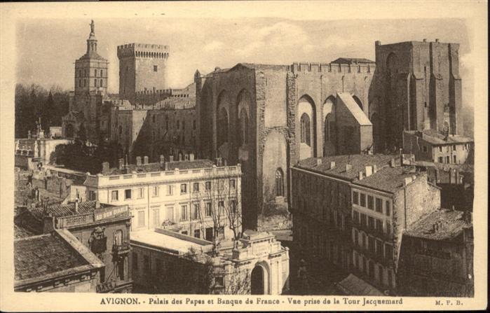 Avignon Vaucluse Palais des Papes de Banque de France