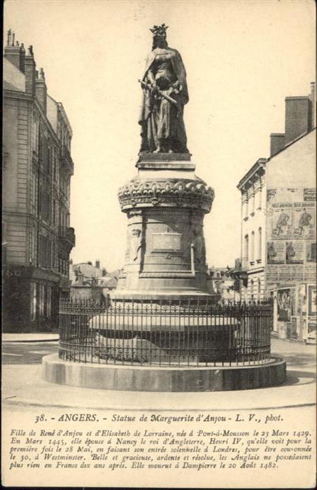 Angers Statue de Marguerite d_Anjou