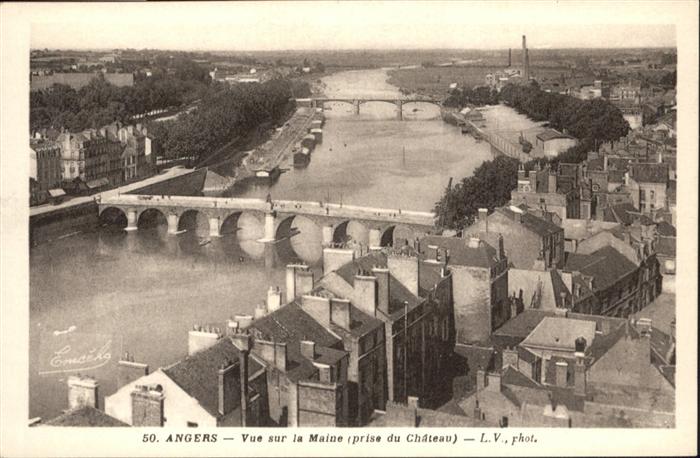 Angers Vue sur la Maine