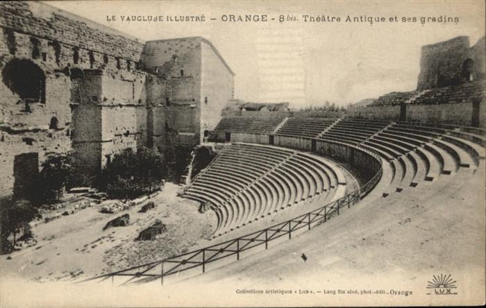 Orange Vaucluse Theatre Antique et ses gradins