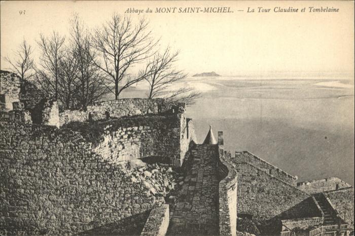 Mont-Saint-Michel La Tour Claudine et Tombelaine