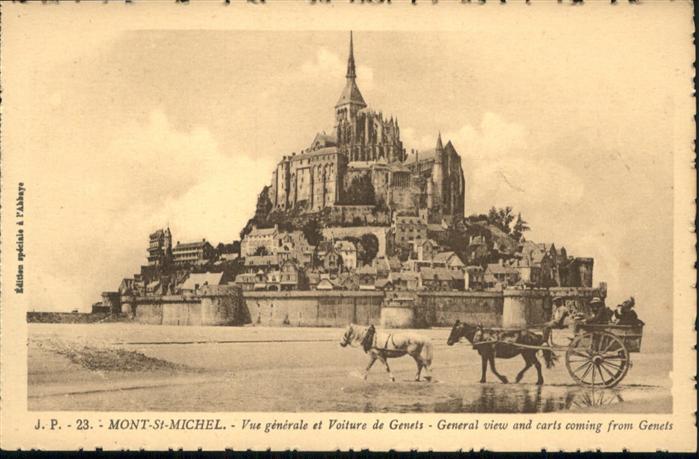 Mont-Saint-Michel Voiture de Genets