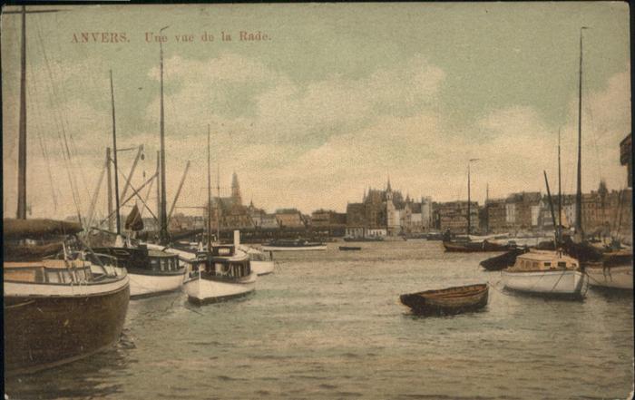 Anvers Antwerpen Une vue de la Rade