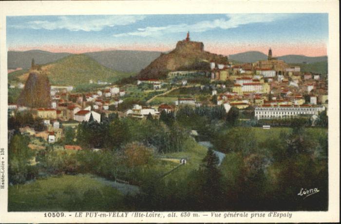 Le Puy-en-Velay Vue generale prise d_Espaly