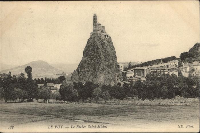 Le Puy-en-Velay Le Rocher Saint-Michel