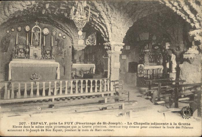 Espaly-Saint-Marcel La Chapelle adjacente a la Grotte