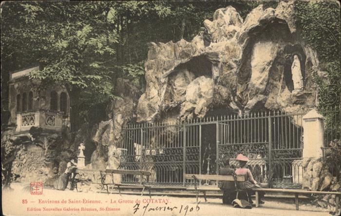 Saint-Etienne 42 Loire La Grotte de Cotatay