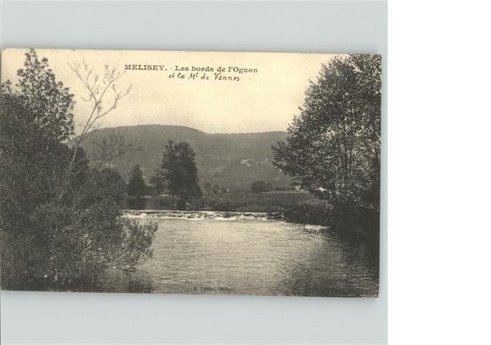 Melisey Haute-Saone Les bords de l'Ognon