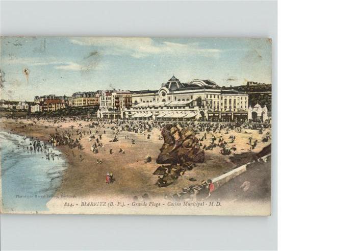 Biarritz Pyrenees Atlantiques Grande Plage