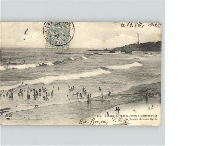 Biarritz Pyrenees Atlantiques La grande Plage