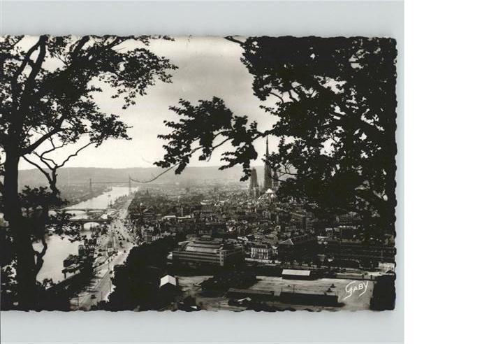 Rouen vue panoramique