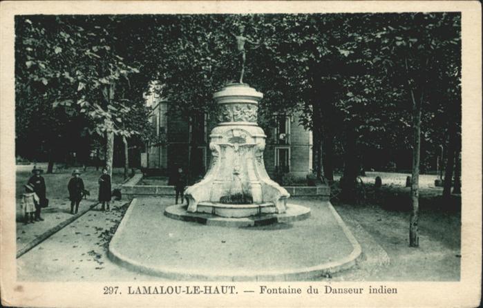 Lamalou-les-Bains Lamalou-le-Haut Fontaine du Danseur ind
