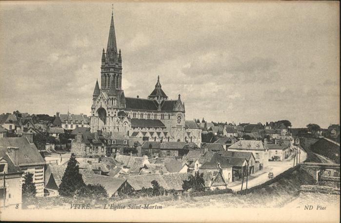 Vitre d Ille-et-Vilaine Eglise Saint-Martin