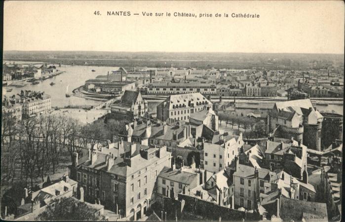 Nantes Loire Atlantique Vue sur le Chateau