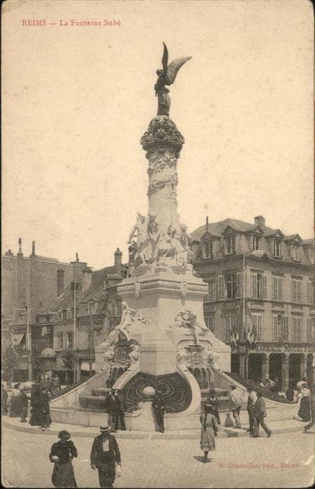 Reims Champagne Ardenne Fontaine Sube