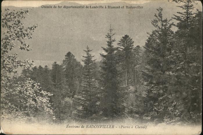 Badonviller Chemin Badonviller