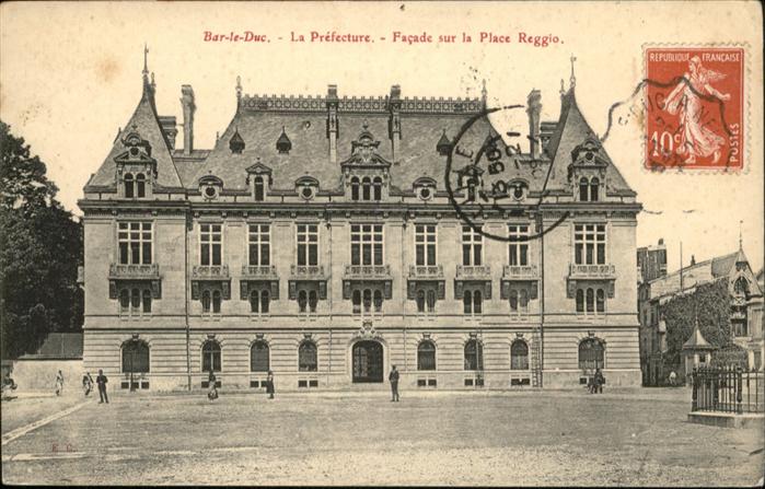 Bar-le-Duc Prefecture Facade Place Reggio
