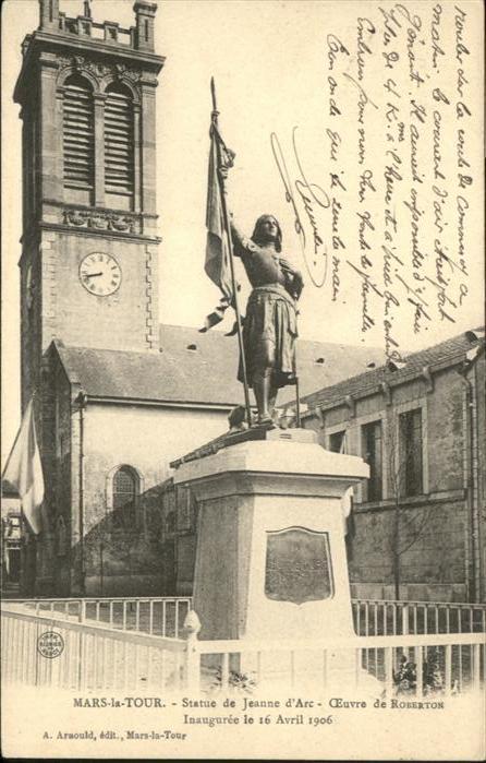 Mars-la-Tour Statue Jeanne