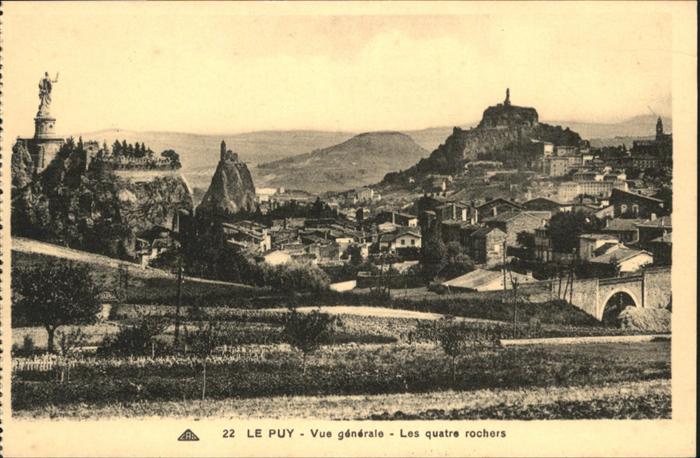 Le Puy-en-Velay [?] Les quatre rochers
