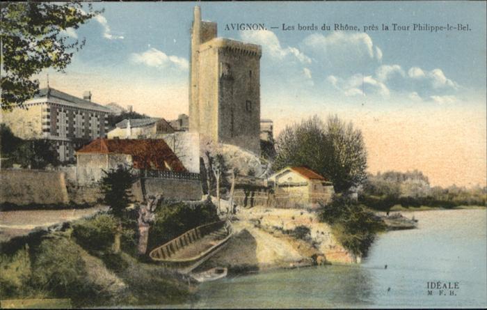 Avignon Vaucluse Bords Rohne Tour Philippe le Bel
