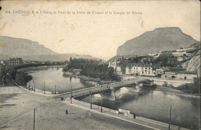 Grenoble Pont Porte France Casque Neron
