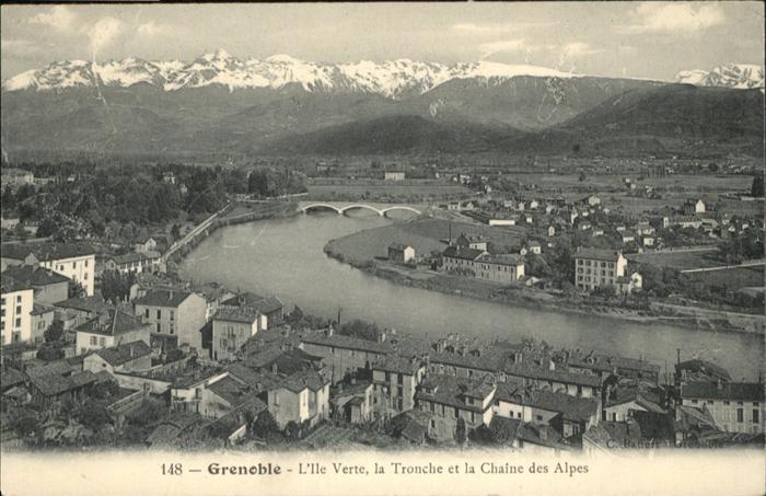 Grenoble Tronche Chaine Alpes Brücke