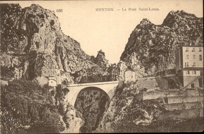 Menton Alpes Maritimes Pont Saint Louis